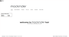 Desktop Screenshot of mackinder.dk