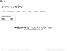 Tablet Screenshot of mackinder.dk